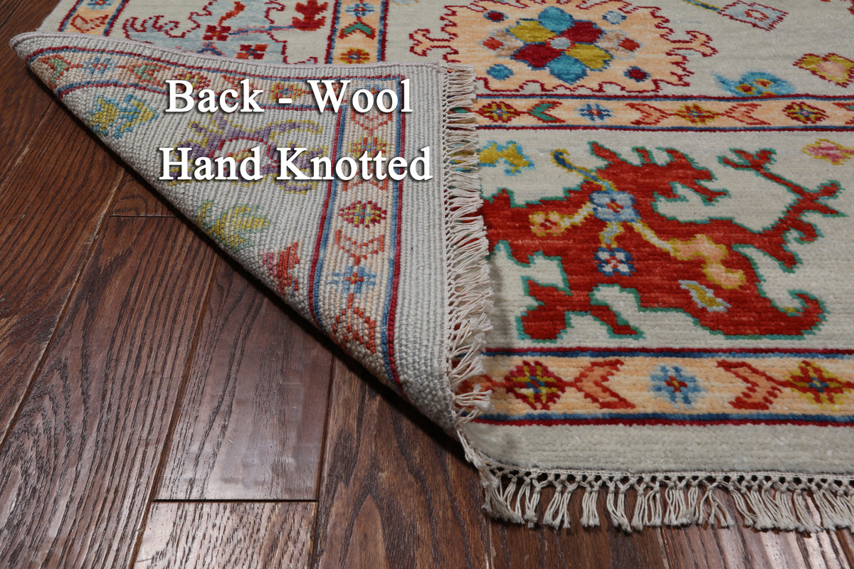 SUPER SALE Turkish Oushak Hand Knotted Wool Rug - 8' 2" X 10' 2"