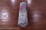 Abstract Contemporary Hand Knotted Wool & Silk Rug - 8' 10" X 11' 11" - Golden Nile
