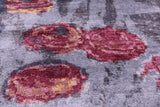 Contemporary Hand Knotted 100% Silk Rug - 8' 11" X 12' 0" - Golden Nile