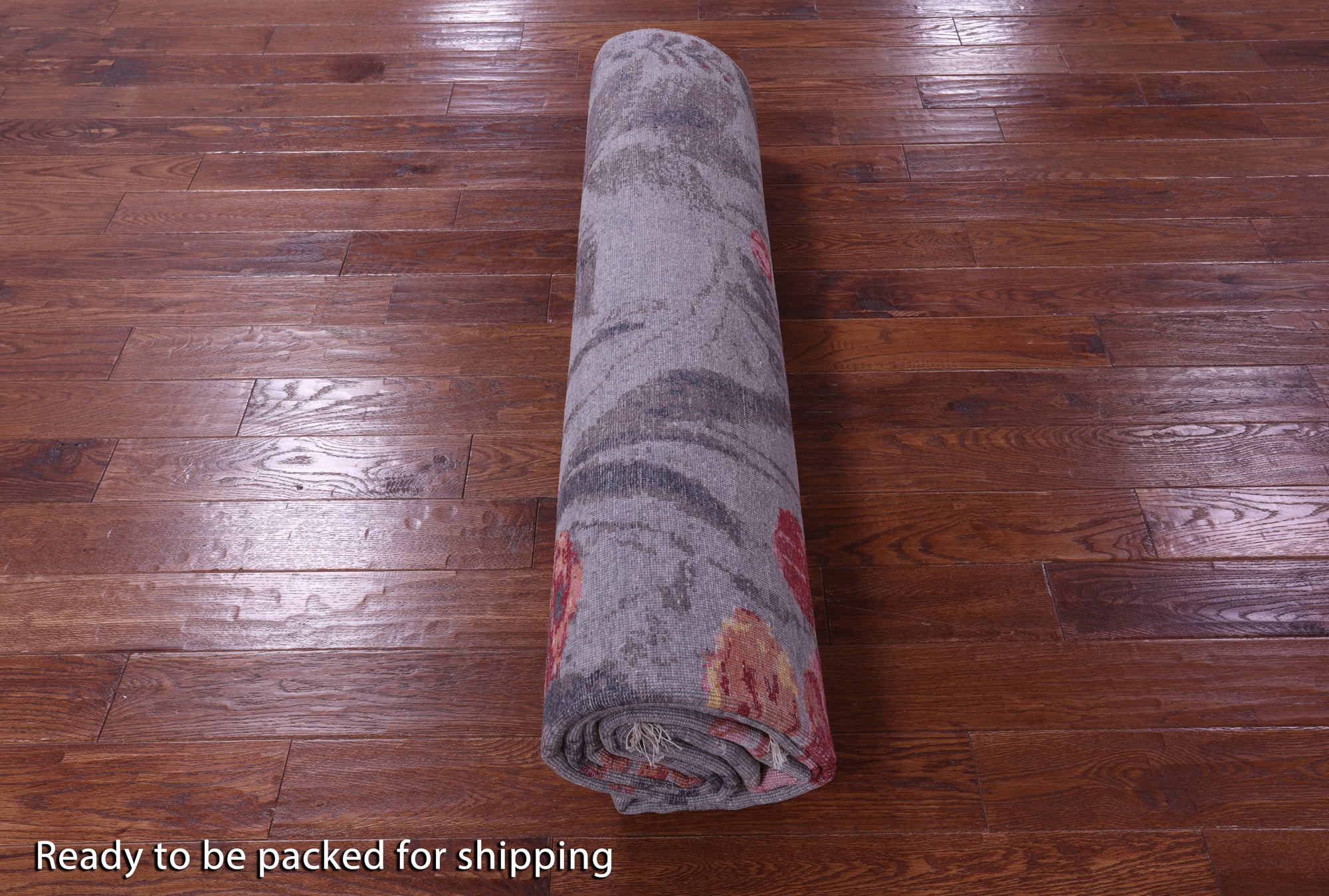 Contemporary Hand Knotted 100% Silk Rug - 8' 11" X 12' 0" - Golden Nile