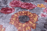 Contemporary Hand Knotted 100% Silk Rug - 8' 11" X 12' 0" - Golden Nile