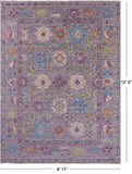 Grey Turkish Oushak Hand Knotted Wool Rug - 8' 11" X 12' 0" - Golden Nile
