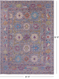 Grey Turkish Oushak Hand Knotted Wool Rug - 8' 11" X 12' 0" - Golden Nile