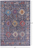 Grey Turkish Oushak Hand Knotted Wool Rug - 6' 3" X 9' 2" - Golden Nile