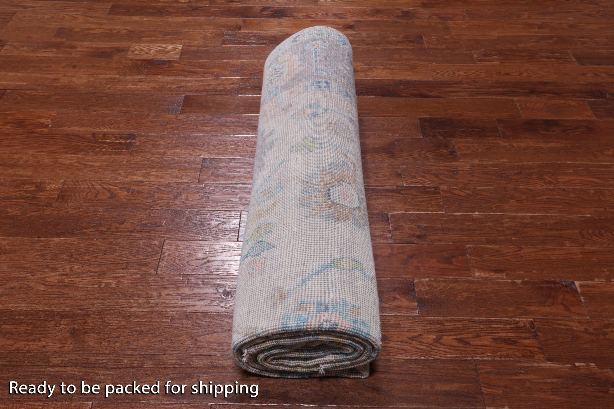 SUPER SALE Ivory Turkish Oushak Hand Knotted Wool Rug - 7' 10" X 10' 8"