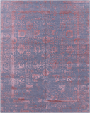 SUPER SALE Grey Persian Tabriz Hand Knotted Wool & Silk Rug - 8' 0" X 10' 2"