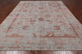 Grey Persian Tabriz Hand Knotted Wool & Silk Rug - 9' 0" X 12' 0"
