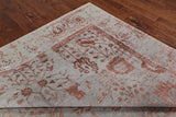 Grey Persian Tabriz Hand Knotted Wool & Silk Rug - 9' 0" X 12' 0"