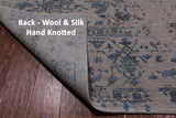 Persian Fine Serapi Handmade Wool & Silk Rug - 9' 1" X 12' 0"