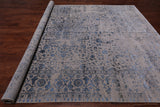 Persian Fine Serapi Handmade Wool & Silk Rug - 9' 1" X 12' 0"