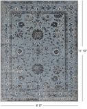 Persian Tabriz Handmade Wool & Silk Rug - 9' 0" X 11' 10"