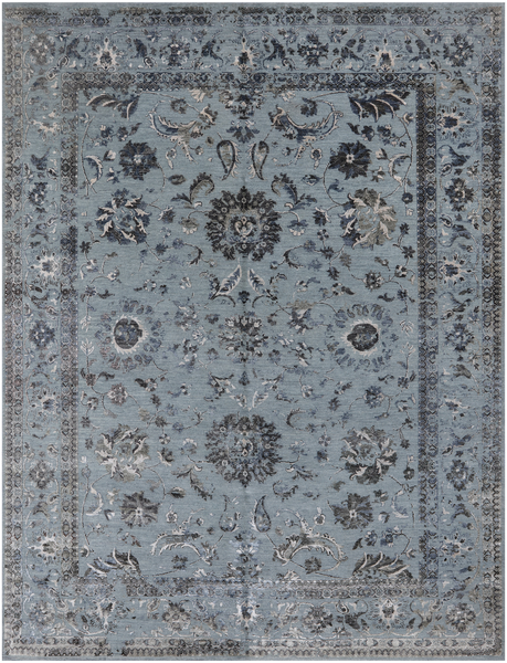 Persian Tabriz Handmade Wool & Silk Rug - 9' 0" X 11' 10"