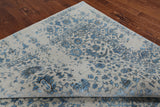 Ivory Persian Fine Serapi Hand Knotted Wool & Silk Rug - 8' 10" X 11' 9"
