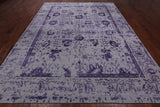 Grey Persian Tabriz Hand Knotted Wool & Silk Rug - 8' 7" X 11' 8"