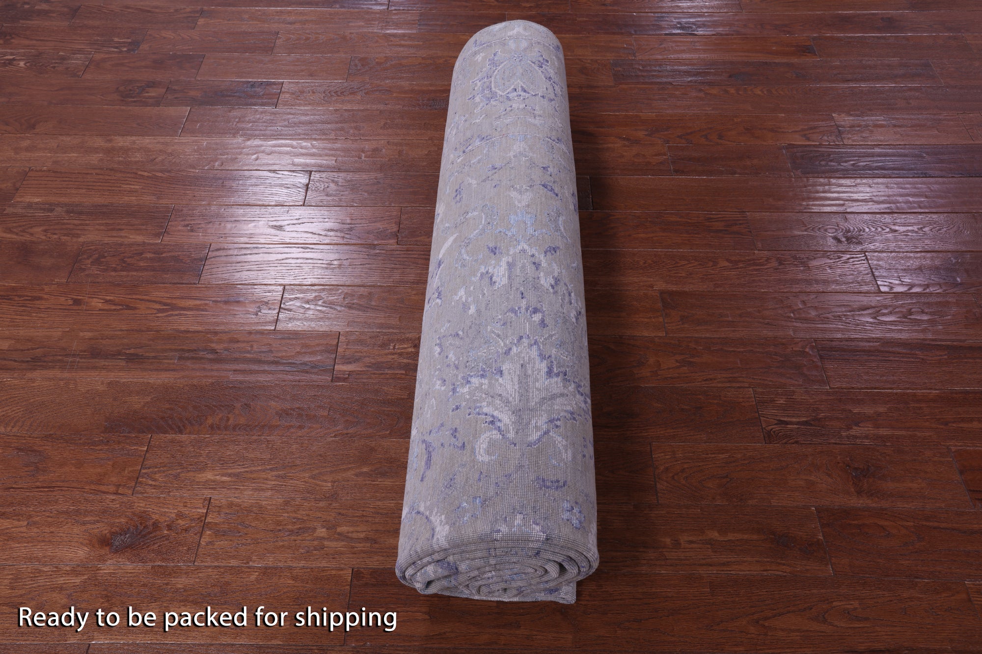 Grey Persian Tabriz Hand Knotted Wool & Silk Rug - 8' 10" X 11' 11" - Golden Nile