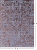 Persian Tabriz Hand Knotted Wool & Silk Rug - 9' 10" X 13' 9" - Golden Nile