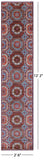 Geometric Persian Mamluk Hand Knotted Wool Runner Rug - 2' 6" X 12' 2" - Golden Nile