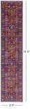 Turkish Oushak Handmade Wool Runner Rug - 2' 7" X 12' 2" - Golden Nile