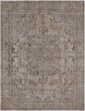 SUPER SALE Persian Vintage White Wash Hand Knotted Wool Area Rug - 9' 5" X 12' 3"