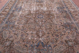 Persian Vintage White Wash Hand-Knotted Wool Rug - 9' 7" X 12' 9" - Golden Nile