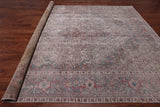 SUPER SALE Ivory Persian Overdyed Hand Knotted Wool Rug - 9' 7" X 11' 10"