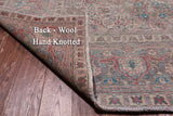SUPER SALE Ivory Persian Overdyed Hand Knotted Wool Rug - 9' 7" X 11' 10"
