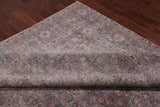SUPER SALE Ivory Persian Overdyed Hand Knotted Wool Rug - 9' 7" X 11' 10"