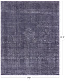 Persian Overdyed Hand Knotted Wool Rug - 9' 6" X 11' 9" - Golden Nile