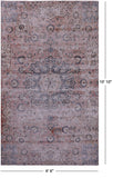 Persian Overdyed Handmade Wool Rug - 6' 6" X 10' 10" - Golden Nile