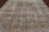 SUPER SALE Persian Vintage White Wash Hand Knotted Wool Rug - 9' 8" X 12' 5"
