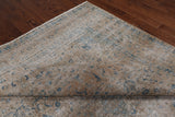 SUPER SALE Persian Vintage White Wash Hand Knotted Wool Rug - 9' 8" X 12' 5"