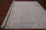 SUPER SALE Ivory Persian Vintage White Wash Handmade Wool Rug - 9' 8" X 12' 2"