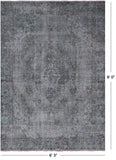Persian Overdyed Hand Knotted Wool Rug - 6' 3" X 9' 0" - Golden Nile