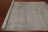 SUPER SALE Persian Vintage White Wash Hand Knotted Wool Rug - 7' 5" X 10' 6"