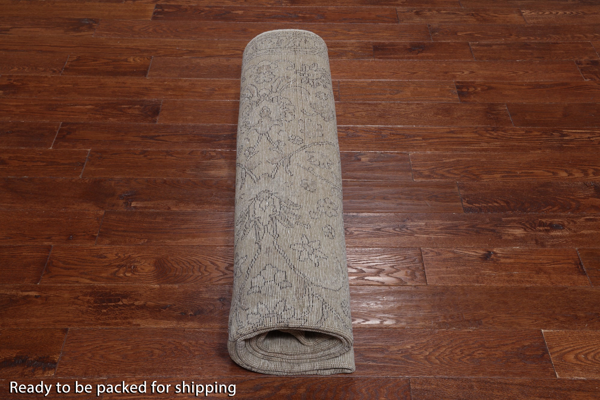 SUPER SALE Persian Vintage White Wash Hand Knotted Wool Rug - 7' 5" X 10' 6"