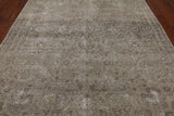 SUPER SALE Persian Vintage White Wash Hand Knotted Wool Rug - 7' 5" X 10' 6"