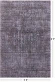 Persian Overdyed Hand Knotted Wool Rug - 6' 3" X 9' 5" - Golden Nile
