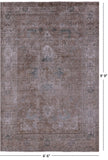 Persian Vintage White Wash Hand Knotted Wool Rug - 6' 6" X 9' 9" - Golden Nile