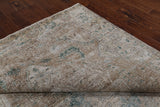 SUPER SALE Persian Vintage White Wash Hand Knotted Wool Rug - 6' 6" X 9' 9"
