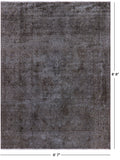 Persian Overdyed Hand Knotted Wool Rug - 6' 7" X 8' 8" - Golden Nile