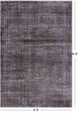 Persian Overdyed Hand Knotted Wool Rug - 6' 5" X 9' 6" - Golden Nile