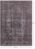 Persian Overdyed Hand Knotted Wool Rug - 6' 4" X 8' 9" - Golden Nile