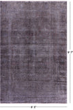 Persian Overdyed Hand Knotted Wool Rug - 6' 5" X 9' 7" - Golden Nile