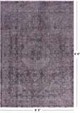 Persian Overdyed Hand Knotted Wool Rug - 6' 5" X 9' 6" - Golden Nile