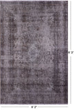 Persian Overdyed Handmade Wool Rug - 6' 2" X 9' 3" - Golden Nile
