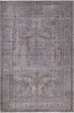 SUPER SALE Ivory Persian Vintage White Wash Handmade Wool Rug - 6' 4" X 9' 4"