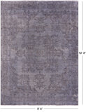 Persian Overdyed Hand Knotted Wool Rug - 9' 5" X 12' 3" - Golden Nile