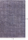 Persian Overdyed Hand Knotted Wool Rug - 7' 10" X 11' 5" - Golden Nile