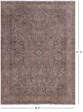 Persian Vintage White Wash Hand Knotted Wool Rug - 8' 2" X 11' 1" - Golden Nile