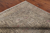 SUPER SALE Persian Vintage White Wash Hand Knotted Wool Rug - 8' 2" X 11' 1"